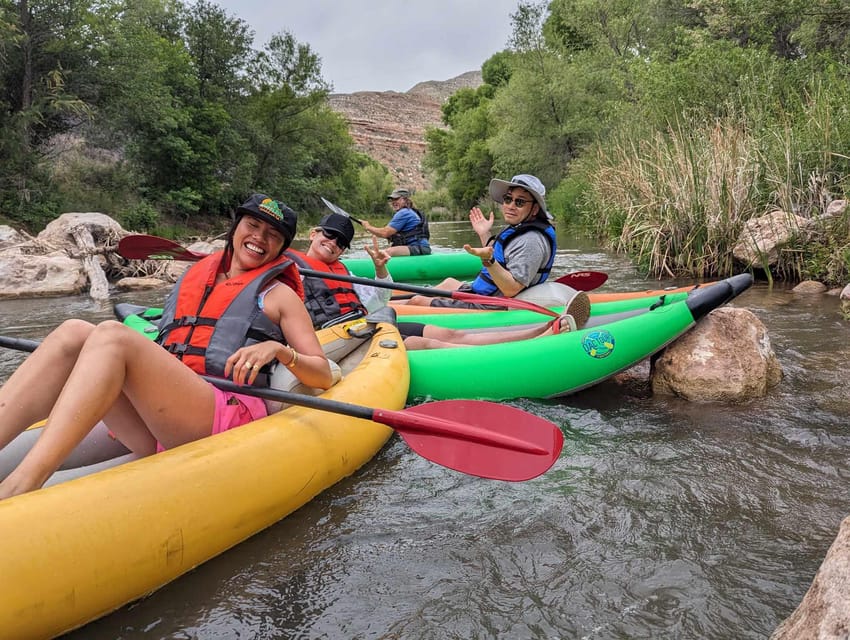From Cottonwood: Guided Kayaking Tour on the Verde River - Paddling the 3.5-Mile Verde Stretch: Where the Fun Actually Happens
