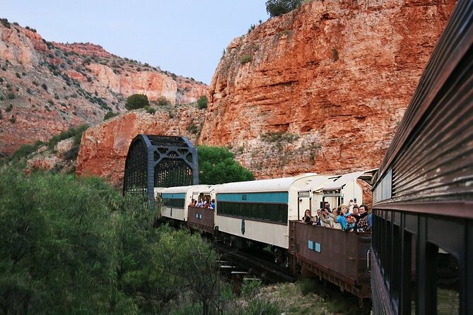 Grape Train Escape: Wine Tasting and Verde Canyon Railroad Adventure - Perkinsville Ghost Town turnaround: history as you roll