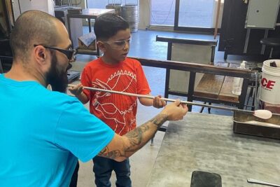Introduction to Glassblowing Workshop in Sedona - What you’re making: the glass flower (plus possible extras)