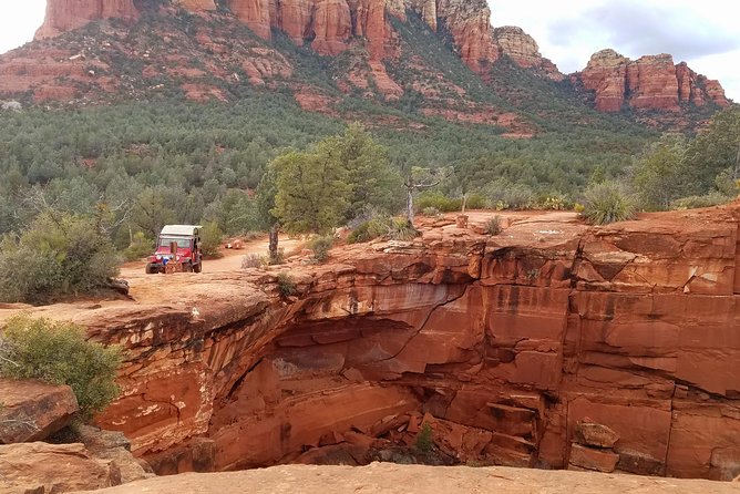 PRIVATE Sedona Jeep Tour 7 Sacred Pools - Soldier's Pass Trail - The Seven Sacred Pools and Devil’s Kitchen sinkhole stops