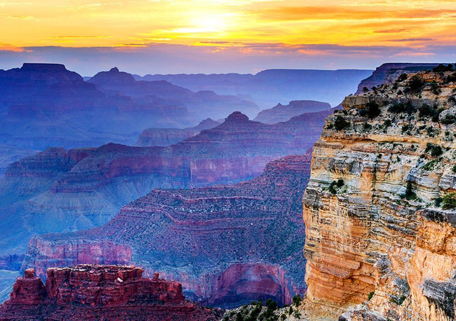 Sedona: Grand Canyon Railway Full-Day Scenic Rail Tour - East and South Rim van tour: condors and the best viewpoints