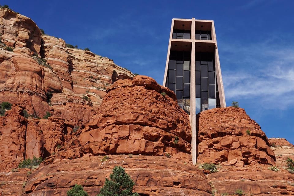 Sedona: Hi-Points Van Tour - Chapel of the Holy Cross: where the photo ops meet the story