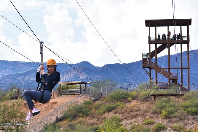 Zip Line Tour at Out of Africa Wildlife Park in Sedona,Camp Verde - Where This Zip Line Fits Near Sedona
